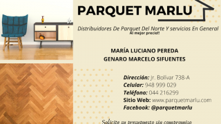 tiendas de parquet en trujillo Parquet Marlu en Trujillo - Tienda dedicada al servicio de Pisos en Madera