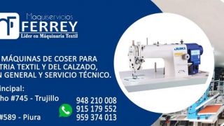 maquinas coser segunda mano trujillo Maquiservicios Ferrey