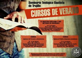 cursos espiritualidad trujillo Seminario Bautista de Trujillo